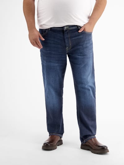 LERROS Baxter 5-pocketjeans met stretch , Maat: W46_L34 , Kleur: DARK BLUE , 99% katoen, 1% elastaan