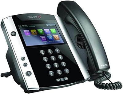 Telefoontelefoon - VoIP toestel - Zakelijk communiceren - Bluetooth connectiviteit - 18 x 21 x 15 cm - Zwart