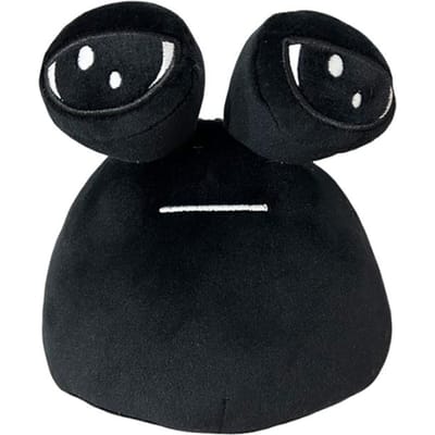 10-40Cm Spel My Pet Alien Pou Pluche Speelgoed Furdiburb Emotie Alien Knuffeldier Bank Kussen Poppetje Black Friday Cadeau Voor Meisjes 10-40cm black
