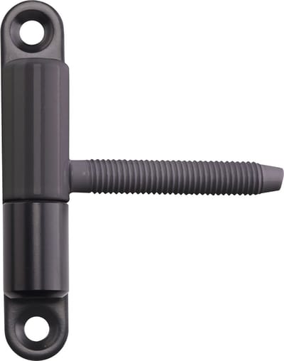 SOTECH deurscharnier aanboorscharnier 15 x 83 mm met stift M8 x 47 mm opschroefscharnier voor binnendeuren om aan te schroeven/boren (zwart staal)