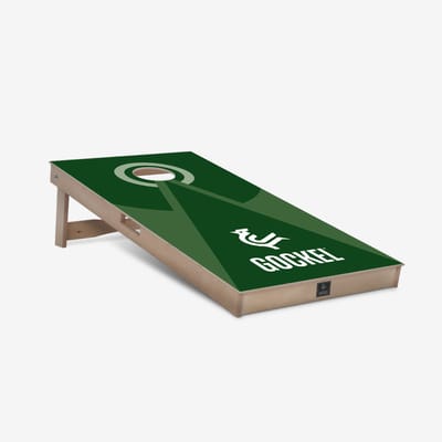 Gockel Original Cornhole board - groene pyramide - 120 x 60 cm (100% berken multiplex - inclusief cornhole bags / zakjes)