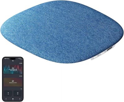 Onderkussen Luidspreker - Draagbare Speaker - Verbeterde Slaap - App Bediening Timer - 98 x 98 cm - Zwart