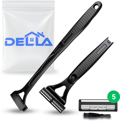 Back Shaver Zwart - Rug Scheermes - Rughaar verwijderaar - Rug scheren - Inklapbaar - Incl. Mesjes - voor Rug Scheren - Benen Scheren - Rughaar Verwijderen - Back & Body Shaver - Bodygroomer