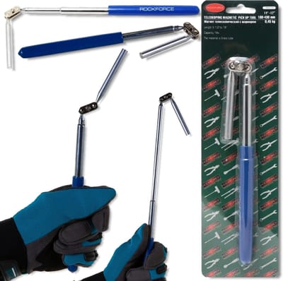 Rockforce - Magnetische Grijper - Telescoop 180-430 mm - Ergonomische Handgreep - Neodymium Magneet
