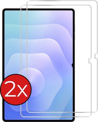 Screenprotector - 2 Stuks - Geschikt voor Samsung Galaxy Tab S11 Ultra - Extra Sterk - Beschermglas - Gehard Glas - Tempered Glass - Screen Protector