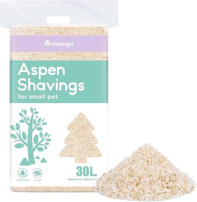 Aspen Houtsnippers voor Hamsters, Gerbils, Muizen en Kleine Huisdieren - Ideale Bodembedekking voor Comfort en Gezondheid