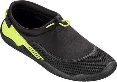 BECO Waterschoenen Beach - Unisex - Neopreen - Zwart/lichtgroen - Maat 37