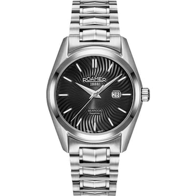 Roamer Searock Swiss-Made Staal 34 mm | 203844 41 55 20