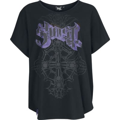 Ghost T-shirt - EMP Signature Collection - S tot L - voor Vrouwen - zwart
