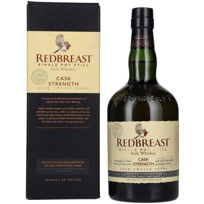 Redbreast 12 Years Old Single Pot Still CASK STRENGTH 57,5% Vol. 0,7l in geschenkverpakking