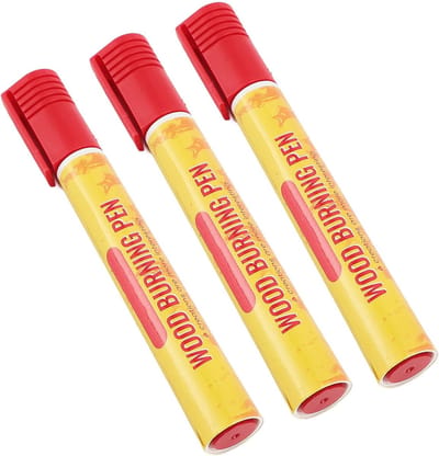 Brandpen Set - Houtbrandpasta Markeerstift - Artistieke Creatie - Hoge Temperatuur Punt - 3 Stuks - Niet Gespecificeerd