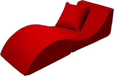Opvouwbare Z Bank met Poef en Tafel - Comfortabel en Multifunctioneel