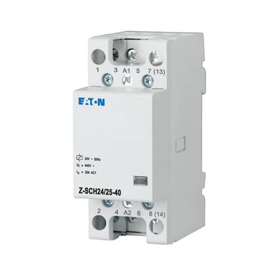 Eaton Z-SCH24/25-40 Installatiezekeringautomaat Nominale spanning: 24 V/AC Schakelstroom (max.): 25 A 4x NO 1 stuk(s)