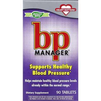 Nature's Way, BP Manager, 90 comprimés