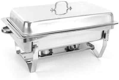 Voedselwarmer - Warmhoudcontainer Buffetwarmer - Buffetten Serveren - Duurzaam RVS Frame - 75 Liter - Zilver