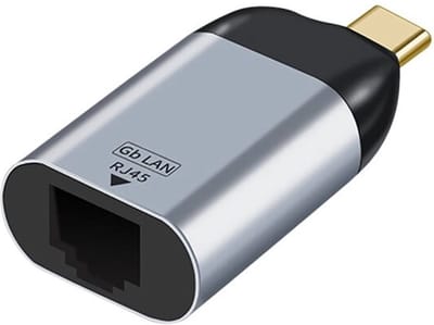 USB-C naar Ethernet adapter - Gigabit LAN Netwerk - USB naar RJ45