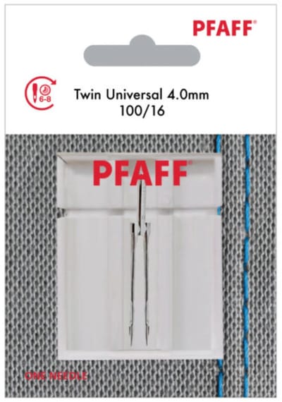 Pfaff Tweelingnaald Universal / 100 / 4mm (1 stuk) Naalden