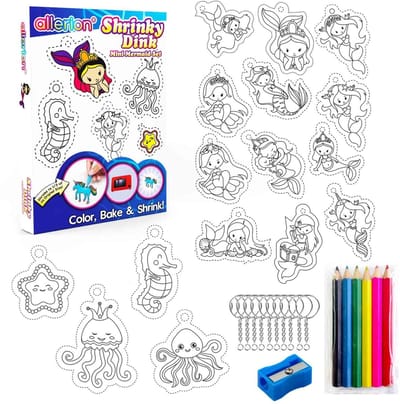 Allerion Krimpfolie Zeemeerminnen Set - 34-delig - Inclusief Accessoires - Gebruiksaanwijzing