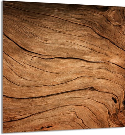 TMK ArtDeko - Snijplank - 60x65cm - Houten Motief - Smaakneutraal