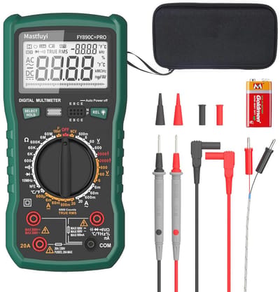 Multimeter voor Fotovoltaïsche Toepassingen - 2000 V AC/DC en 20 A - TRMS 6000 met Overbelastingsbeveiliging