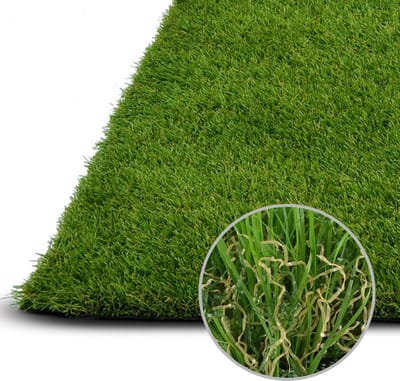 FLOORDIREKT Kunstgras - Grastapijt - Nantes- Grastapijt voor binnen en buiten - 40 mm - 100 x 100 cm