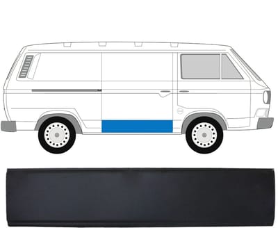 Interne reparatie achterste deuren voor Volkswagen Transporter T3 1979-1992