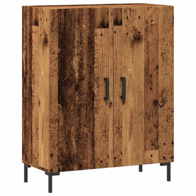 vidaXL - Dressoir - 69,5x34x90 - cm - bewerkt - hout - oud - houtkleurig