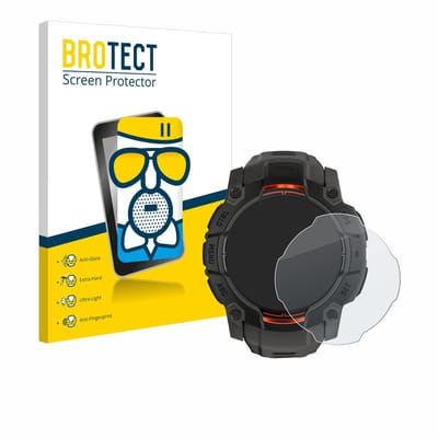 BROTECT - Screenprotector voor Garmin Instinct 3 Solar (50 mm) - Folie Beschermfolie Beschermglas matte