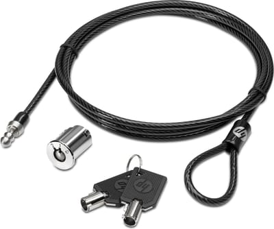HP Docking Station Cable Lock - Beveiligingskabelslot - voor EliteBook 735 G6, 745 G6, 840 G6; ProBook 640 G5, 650 G5; ZBook Firefly 14 G7, 15 G7