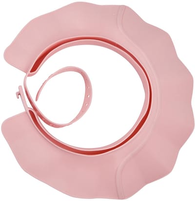 Dailygoods- Douchemuts Dames - Siliconen - Verstelbaar - 3-in-1 Functie - Bescherming Ogen/Oren - Roze - Badmuts