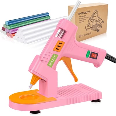Mini Lijmpistool 40W met Fijne Punt en 30 Lijmsticks - Ideaal voor Doe-Het-Zelf en Ambachten