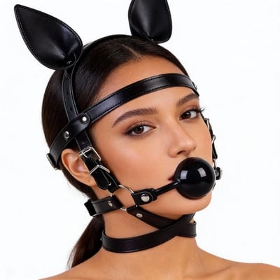 BDSM Gag Harnas - Bal - Seks - Unisex - Sex - Gezicht - SM - Slaaf - Masker