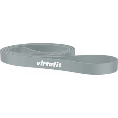 VirtuFit Resistance band - Weerstandsband Pro - Fitness Elastiek - Licht (22 mm) - Grijs - Full Body Workout - CrossFit - Thuis Sporten - Yoga & Fitness