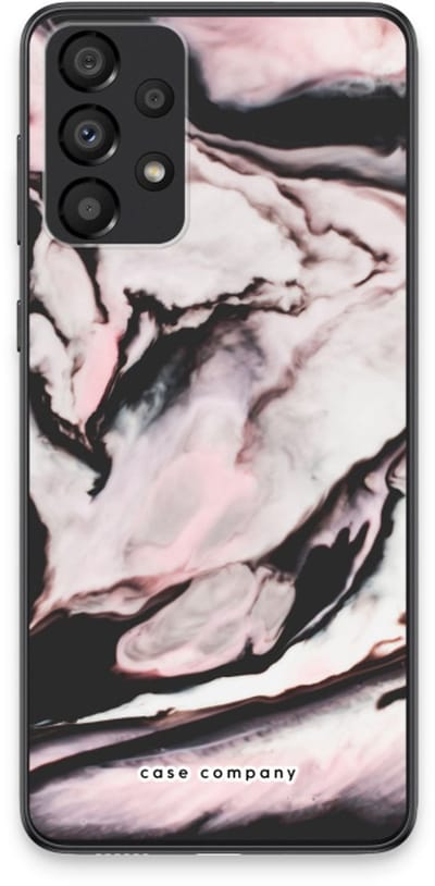 Case Company® - Hoesje geschikt voor Samsung Galaxy A33 5G hoesje - Roze stroom - Soft Cover Telefoonhoesje - Bescherming aan alle Kanten en Schermrand