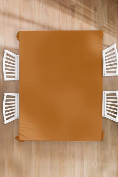 Tafelkleed - Tafellaken - 180x240 cm - Bruin - Aardetint - Effen kleur - Binnen en Buiten