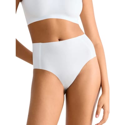 sloggi ZERO Feel 2.0 High waist Dames Onderbroek - SILK WHITE - Maat XXL