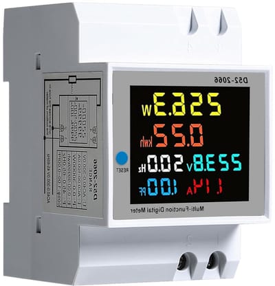 Digitale Energie Meter voor AC 40-300 V, 100 A - Multifunctionele Voltmeter en Ammeter voor Vermogensmeting, Stroom en Frequentie