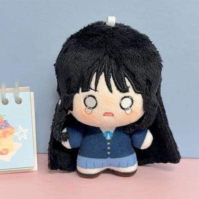 Kawaii 10cm Lichtgekleurde Meisje Hirasawa Yuikoto Akiyama Mio Nakano Azusada Inaka Ritsu Randartikelen Katoenen Pop Hanger 10CM brown