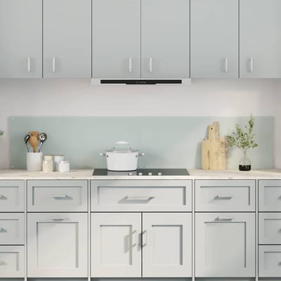 vidaXL - Keukenachterwand - 2 - st - Wit - 100 - x - 40 - cm - gehard - glas