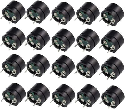 10 Stuks Passieve Buzzer 12MM - 3V, 5V, 12V Weerstand