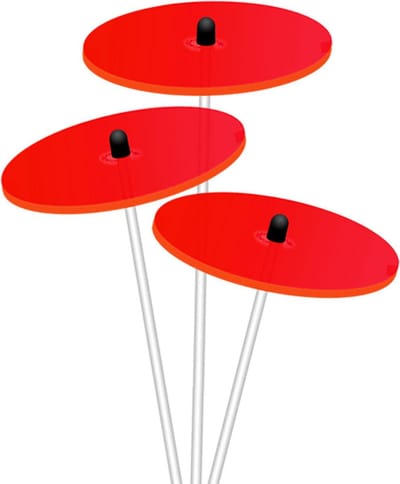 Cazador Del Sol Zonnevangers Ø080mm x 26cm Rood Set3