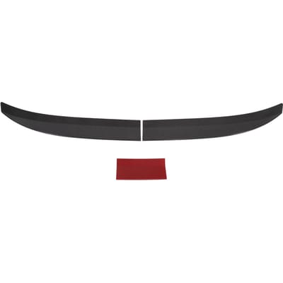 3 stuks Achterkofferbakspoiler Kit ABS Verstelbaar Slijtvast Hittebestendig Universeel voor Sedan Koolstofvezel Stijl black