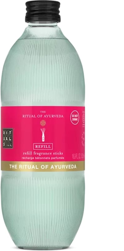 Rituals - Navulling voor Geurstokjes - 500 ml - Ritual of Ayurveda - Indiase Roos & Zoete Amandelolie - Refill