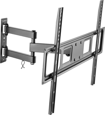 HOME It® TV Beugel - Draaibaar & Kantelbaar - VESA 200x200 tot 600x400 - Voor 37-70 Inch TV’s - Max. 35 kg - Zwart