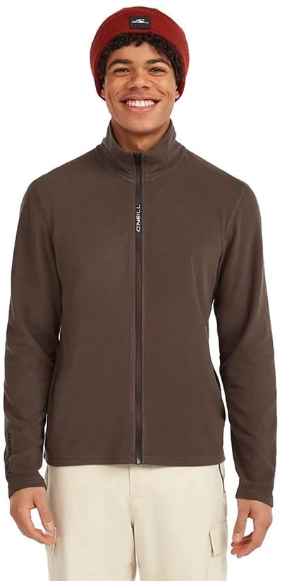 O´neill Fwc Cruz Fleece Met Volledige Rits Bruin 2XL Man