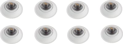 inbouwspot, 8 stuks, Orbit - Spot Inbouw Gu10 50W 230V Wit S2 Borderline BS3001 BL