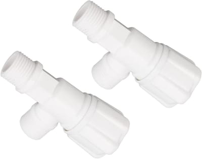 Plastic 3-weg omschakelklep set voor wastafel en badkamer - G1/2 schakelklep - Keuken en badkamer accessoires
