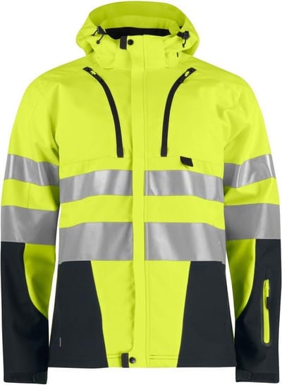 6419 Shell Jacket HV Yellow/Black XS