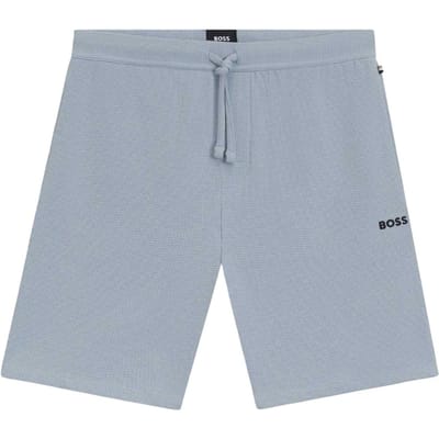Boss Korte Wafel Pyjama Heren (Blauw)