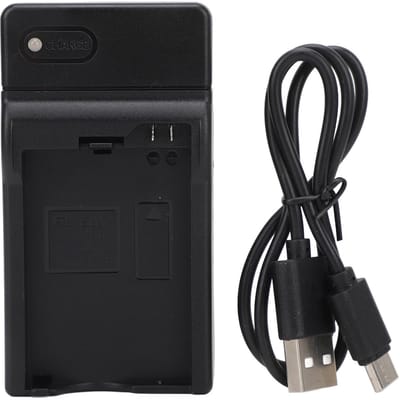 Dailygoody - Camera-acculader - Snellaadstation - Veilig opladen met Smart Chip - Compact formaat - Batterijniveau-indicator - Geschikt voor 3000 ...